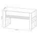 Conjunto Home Office 3 Peças 1 Mesa com Chave, 1 Estante para Livros e 1 Armário para Escritório Stanford 1 Marrom - Pnr Móveis