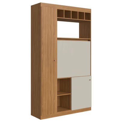 Armário de Cozinha 3 Portas Naturalle/Cristalo Mu500 - Decibal