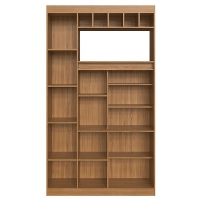 Armário de Cozinha 3 Portas Naturalle/Cristalo Mu500 - Decibal