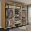 Guarda-Roupa Casal Hollywood 6 Portas 2 Gavetas Marrocos/Off White - Panorama Móveis