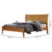 Cama de Casal Classic 160cm Amêndoa Mel - Josandro