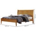 Cama de Casal Classic 140cm Amêndoa Mel - Josandro