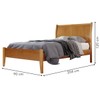 Cama de Solteiro Classic 90cm Amêndoa Mel - Josandro