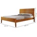 Cama de Casal Amazone 140cm Amêndoa Mel - Josandro