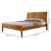 Cama Queen Amazone Amêndoa/Mel - Josandro