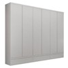 Guarda-Roupa Casal Urbano 6 Portas 9 Gavetas Branco - Josandro