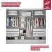 Guarda-Roupa Casal Urbano 6 Portas 9 Gavetas Branco - Josandro