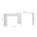 Mesa para Escritório Bc 31 Branco - Brv Móveis