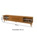 Rack para TV Até 65 Polegadas Limit 2 Gavetas 2 Prateleiras Nature - Tebarrot