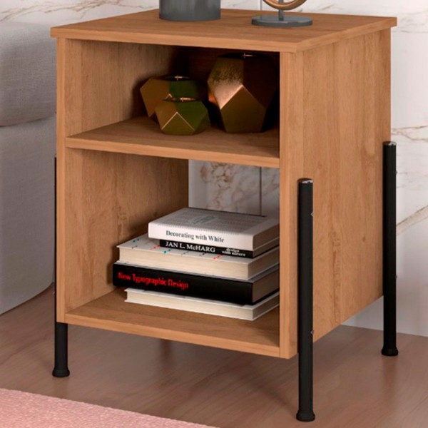 Mesa de Cabeceira Viena Preto/Demolição 13434 - Artefamol