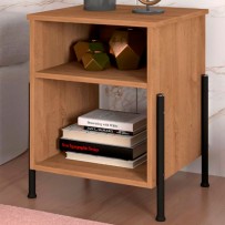 Mesa de Cabeceira Viena Preto/Demolição 13434 - Artefamol