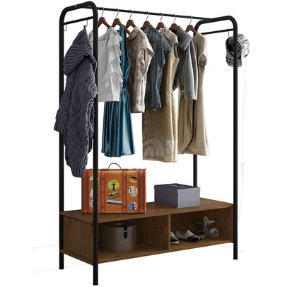 Closet Milão 2 Nichos Preto/Demolição 13426 - Artefamol