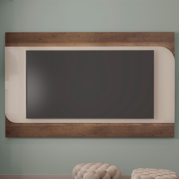 Painel para TV Até 86 Polegadas Seleto Pinho/Off White - Artely Móveis