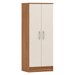 Armário Multiuso Viena 2 Portas Amêndola Touch/Off White - Demóbile