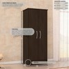 Armário Multiuso Viena 2 Portas ébano Touch - Demóbile