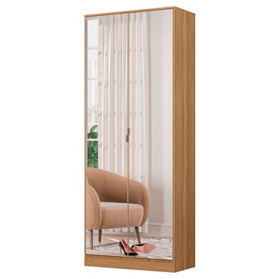 Sapateira Grife 2 Portas 1 Gaveta com Espelho Amêndola Touch - Demóbile