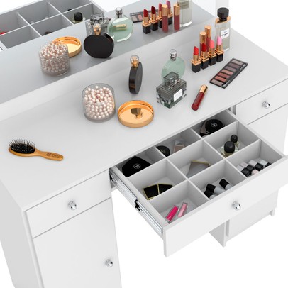 Penteadeira Camarim Carisma Branco - Demóbile