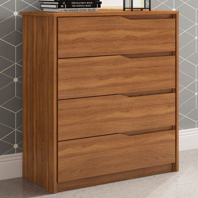 Cômoda átria 4 Gavetas Amêndola Touch - Demóbile