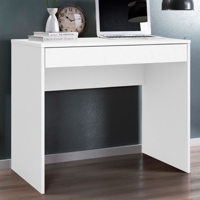 Mesa Escrivaninha Facility 1 Gaveta Branco - Demóbile