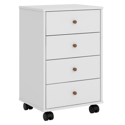 Gaveteiro Office Presence 4 Gavetas Branco - Demóbile