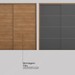Guarda-Roupa Casal Belga 2 Portas 3 Gavetas Flex Amêndola Touch/Grafito - Demóbile
