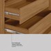 Guarda-Roupa Casal Venice 6 Portas 4 Gavetas 100% Mdf Amêndola Touch/Off White - Demóbile