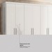 Guarda-Roupa Casal Venice 6 Portas 4 Gavetas 100% Mdf Branco - Demóbile