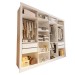 Closet Casal Florença 4 Gavetas Branco - Minastex