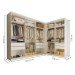 Closet Casal França 6 Gavetas Branco - Minastex