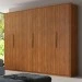 Guarda-Roupa Casal Atrice 6 Portas 6 Gavetas Amêndola Touch - Demóbile