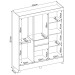Guarda-Roupa Solteiro Munique 8 Portas 2 Gavetas Branco - Demóbile