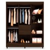 Guarda-Roupa Solteiro Munique 8 Portas 2 Gavetas ébano Touch - Demóbile