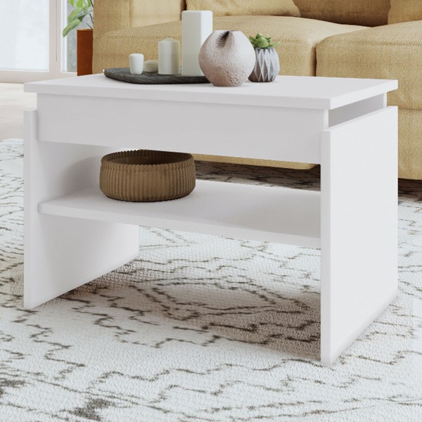 Mesa de Centro Branco Bm 104 - Brv