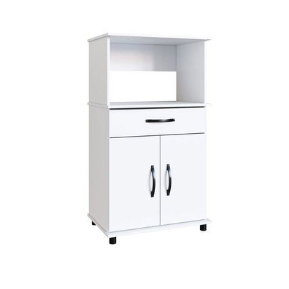 Armário de Cozinha Laura 2 Portas 1 Gaveta Branco - Irm Móveis