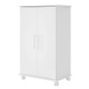 Armário para Escritório 2 Portas Branco Bmu 98 - Brv