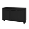 Rack para TV Até 40 Polegadas 3 Portas Preto Br 113 - Brv