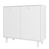 Armário Multiuso 2 Portas Branco Bs 64 - Brv