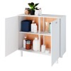 Armário Multiuso 2 Portas Branco Bs 64 - Brv