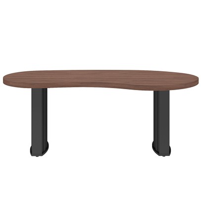 Mesa para Escritório Tamburato Organic Charuto/Preto - Artany Móveis