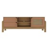 Rack para TV Até 65 Polegadas Trend 1 Porta 2 Gavetas Carvalho/Terracota - Pnr Móveis