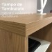 Estante para Livros Space 1 Porta 2 Gavetas Olmo/Branco - Artany Móveis