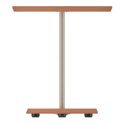 Mesa de Canto Bia 100% Mdf Terracota - Pnr Móveis