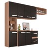 Cozinha Compacta Gourmet Suspensa Armário e Balcão - Pm