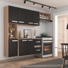 Cozinha Compacta Gourmet Suspensa Armário e Balcão - Pm