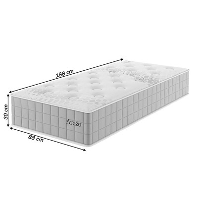 Colchão Solteiro Arezo Azul - Vian