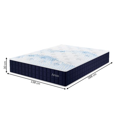 Colchão Casal Arezo Azul - Vian