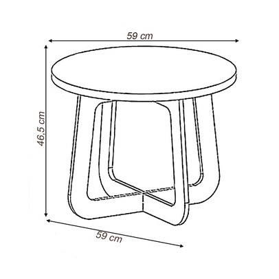 Sala de Estar Completa 1 Porta Carvalho/Off White - Pnr Móveis