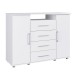 Cômoda Gold 2 Portas 4 Gavetas Branco - Irm Móveis