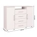 Cômoda Gold 2 Portas 4 Gavetas Branco - Irm Móveis
