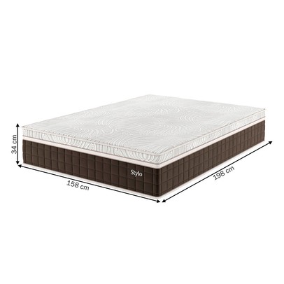 Colchão Queen Size Stylo Capuccino - Vian